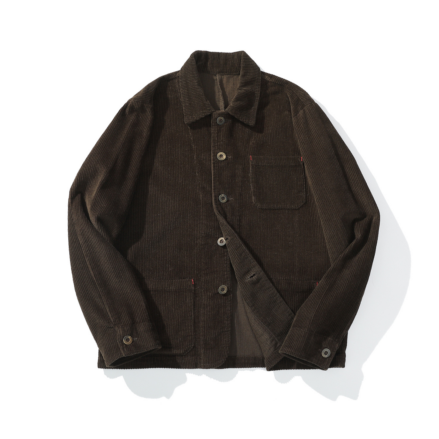 Mens Vintage Jacket Brand Clothing Men High Quality Casual Lamb Woolen Jackets Male Winter Keep Warm Men's Clothing Coats S-2XL