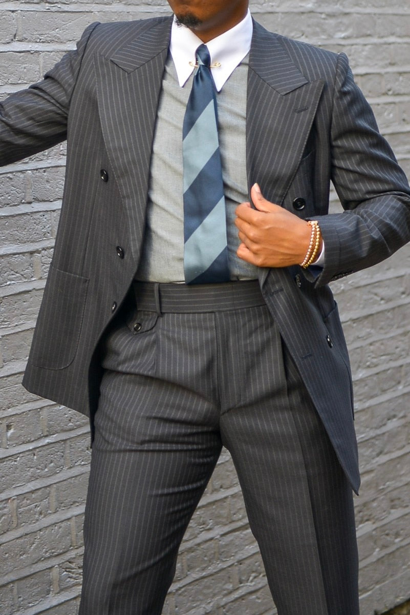 2 Pieces Men Suits Tailor-Made Stripes Herringbone Corduroy Solid Color High Quality Fashion Blazer Pants Formal Wedding