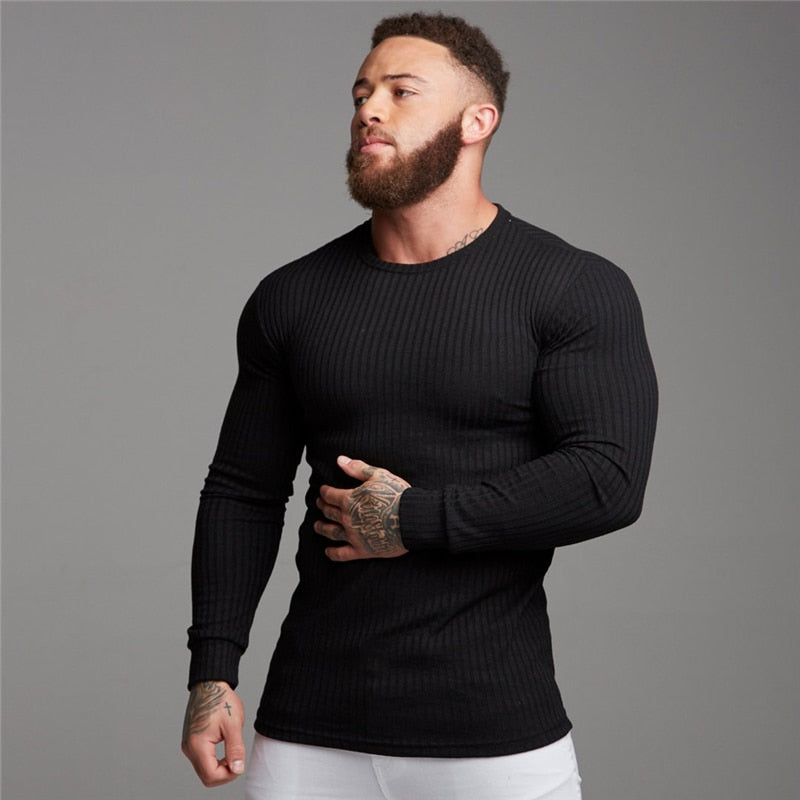 New Fashion Winter Hooded Sweater Men Warm Turtleneck Mens Sweaters Slim Fit Pullover Men Classic Sweter Men Knitwear