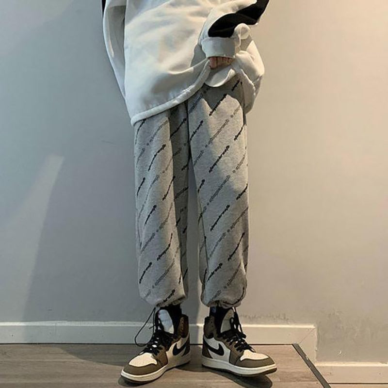Designer Sweatpants Male Streetwear Wide leg Oversize Pants Men Casual Joggers Sport Pants Basketball Man New Y2k Clothes