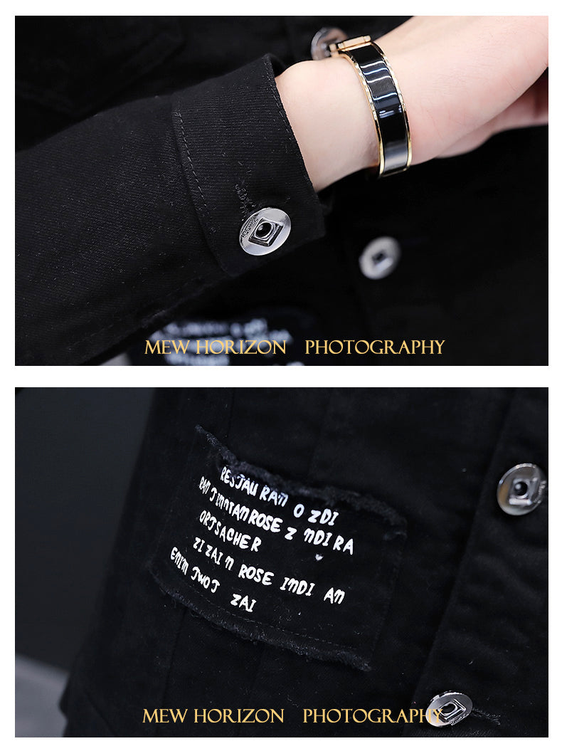 saferido Spring And Autumn Jeans Coat Men's Korean-style Fashion Students Handsome Versatile Jacket MEN'S Wear Summer New Style Cowb