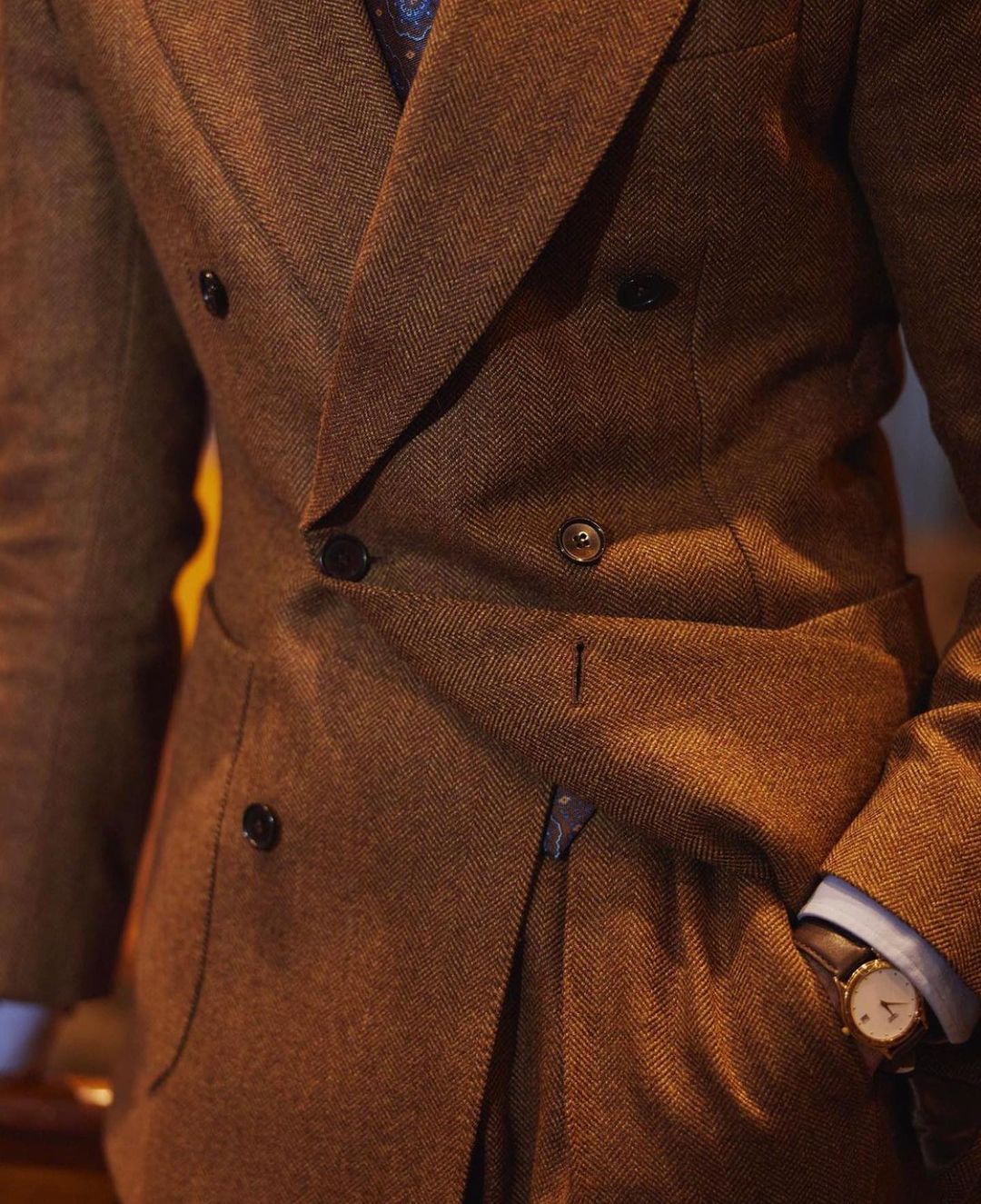 2 Pieces Men Suits Tailor-Made Stripes Herringbone Corduroy Solid Color High Quality Fashion Blazer Pants Formal Wedding