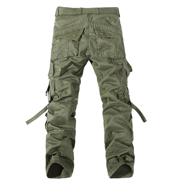Fashion Military Cargo Pants Mens Trousers Overalls Casual Baggy Army Cargo Pants Men Plus Size Multi-pocket Tactical Pants