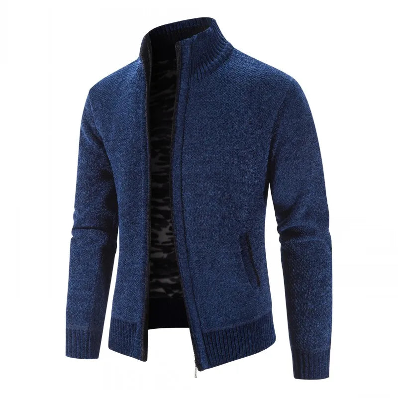 Autumn Winter Cardigan Jacket Men Men Warm Sweater Coat Men Knitted Sweater Solid Cardigan Jackets Man Casual Mens Clothing