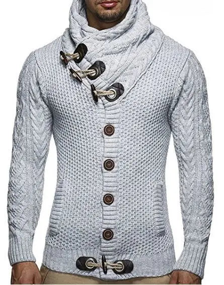 Men Sweater Coat Autumn Winter Knitted Cardigans Coats