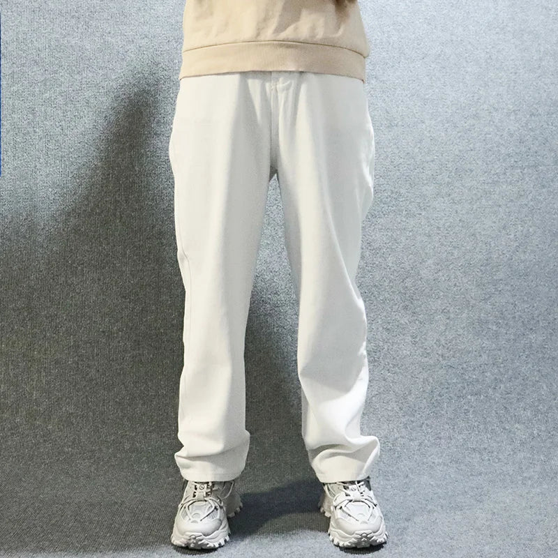saferido White Jeans baggy pants Denim Trousers Straight Men Jean Pants Hot Baggy Trendyol Streetwear joggers Casual Denim Korean Fashion