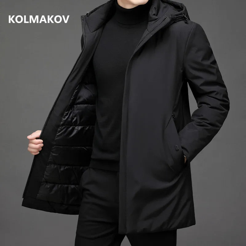 Winter new arrival men Warm Jacket high quality Coat Casual thicken hooded Parka Male Men's Winter Jacket size M-4XL