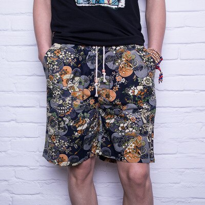 Casual Shorts Men Summer Cotton Linen Fashion Male Shorts Loose Quick Dry Mens Short Pants Streetwear High Quality Man Shorts