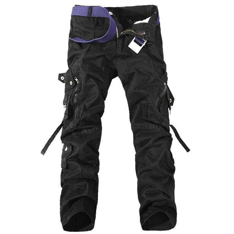 Fashion Military Cargo Pants Mens Trousers Overalls Casual Baggy Army Cargo Pants Men Plus Size Multi-pocket Tactical Pants