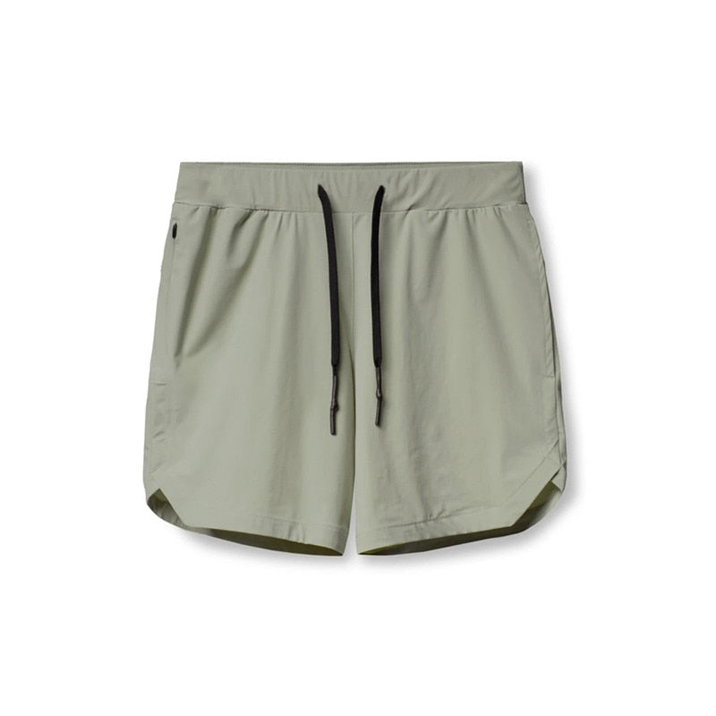 Summer New Gym Jogging Exercise Shorts Men's Sports Fitness Quick-drying Multiple pockets Running Shorts