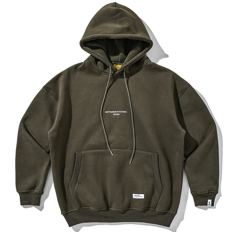 saferido High Quality Thin Fleece Hoodie Japanese Streetwear Hip Hop Sweatshirt Men Clothing Korean Couple Pullover Harajuku Coat
