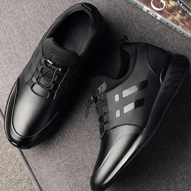 saferido Mens Sneakers New Rubber Shoes Height Increase 6Cm 8Cm Running Gym Males Breathable Casual Shoes Lightweight Sports for Men