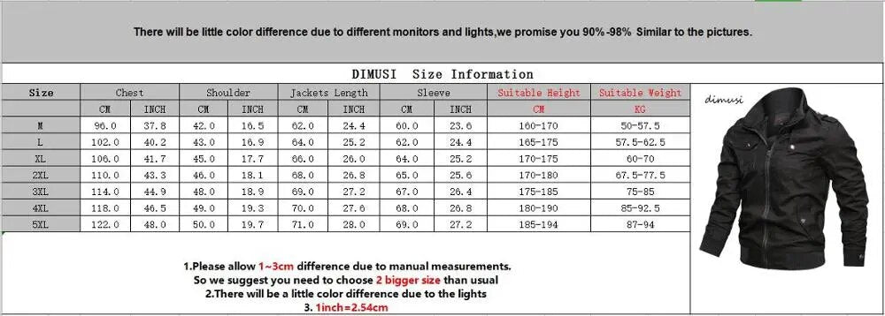 Autumn Mens Bomber Jackets Casual Male Army Military Jackets Mens Cotton Slim Outwear Windbreaker Baseball Coats Clothing