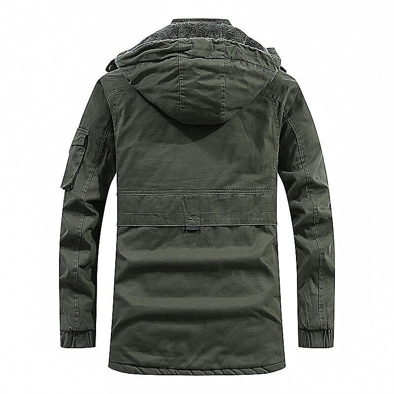 Winter Men's Jackets Fashion Fleece Warm Winbreaker Jackets Male Outdoor Thicken Military Thermal Hooded jackets Clothing