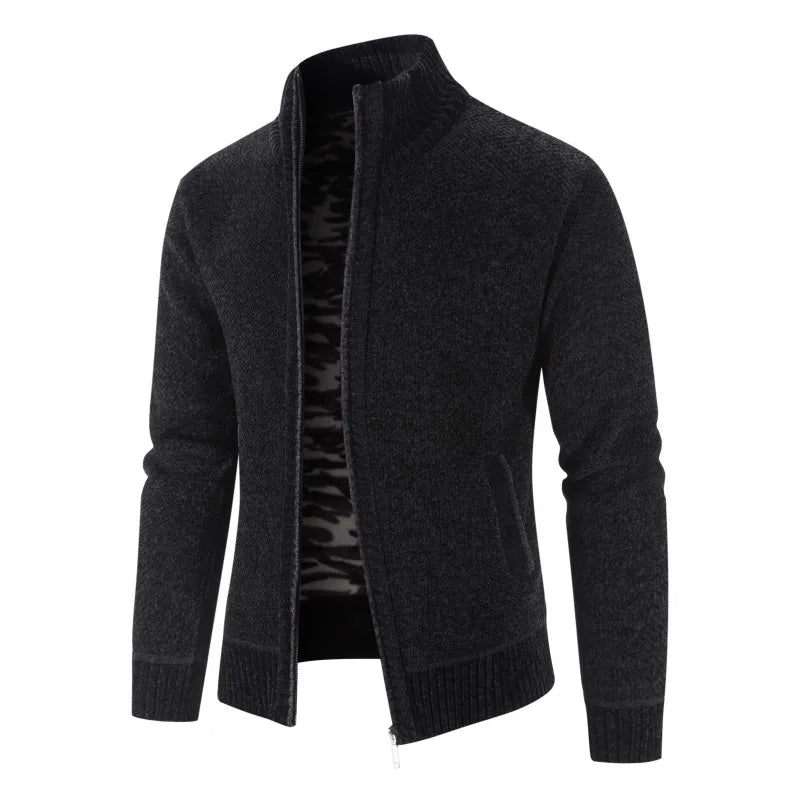 Autumn Winter Cardigan Jacket Men Men Warm Sweater Coat Men Knitted Sweater Solid Cardigan Jackets Man Casual Mens Clothing