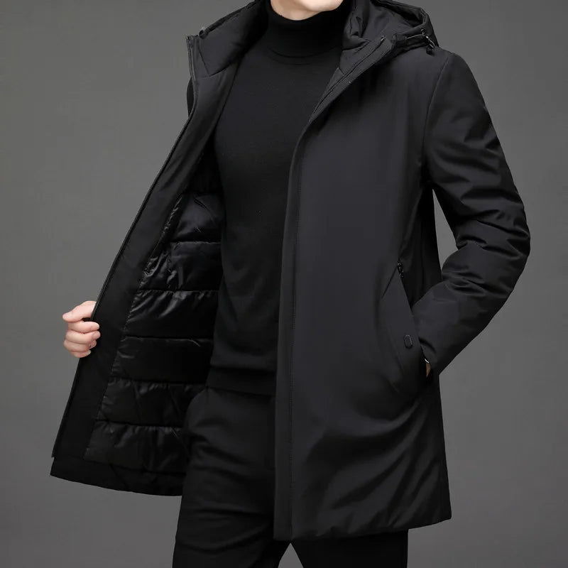 Winter new arrival men Warm Jacket high quality Coat Casual thicken hooded Parka Male Men's Winter Jacket size M-4XL
