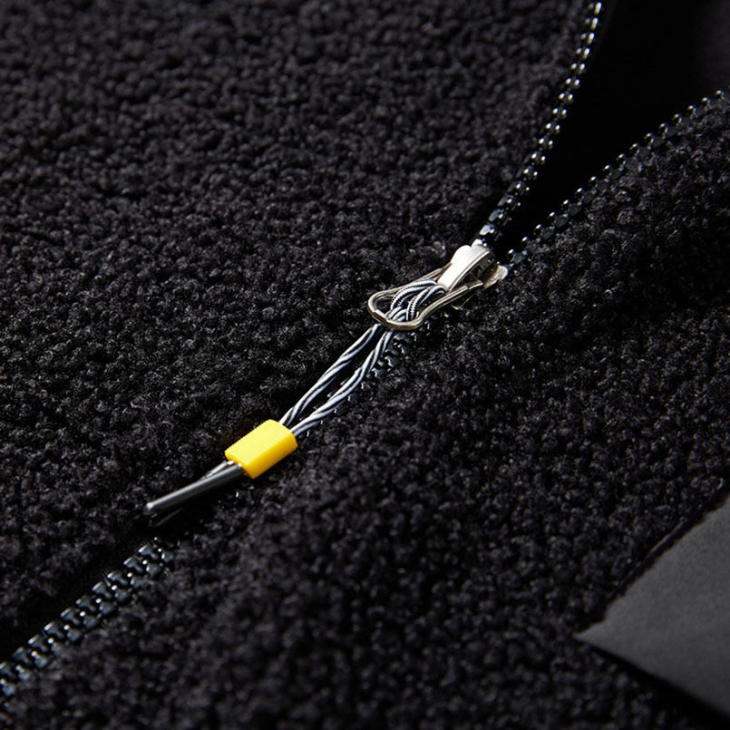 Unisex Lamb Wool Teddy Coat Men Women Cashmere Fleece Jacket Teen Couple Warm Clothing Boy Girls Varsity Techwear Spring
