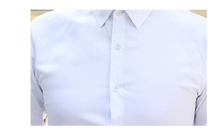 Men's Slim Fit Long Sleeve Shirt Male Leisure Shirt Social Business Dress Shirt Brand 17 color Clothing Comfortable Shirts