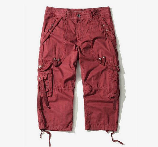 Summer Camouflage Loose Cargo Shorts Men Camo Summer Short Pants Homme Cargo Shorts Without Belt