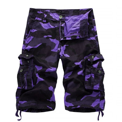 Military Camo Cargo Shorts Summer Fashion Camouflage Multi-Pocket Homme Army Casual Shorts Bermudas Masculina Plus size 40