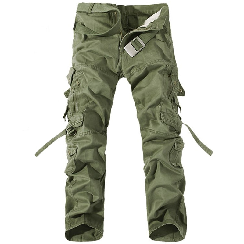 Fashion Military Cargo Pants Mens Trousers Overalls Casual Baggy Army Cargo Pants Men Plus Size Multi-pocket Tactical Pants