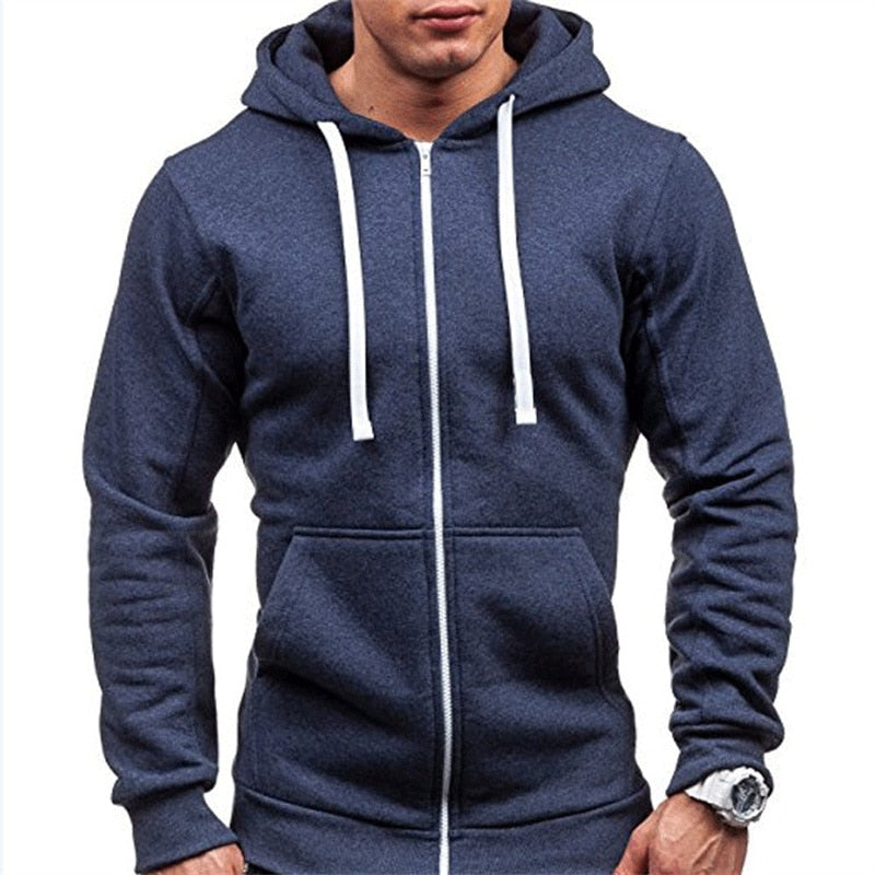 Fashion Men Hooded Sweatshirt Men Soft Oversized Hoodie Light Plate Long Sleeve Solid Male Hoodies