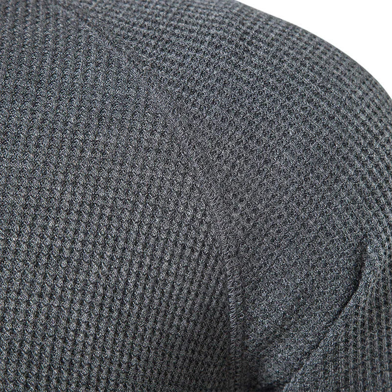 saferido New Henley Collar Tshirt Men Long Sleeve Slim Fit Solid Color Spring Autumn Casual Tops Tees Mens Cotton Full T Shirts Man