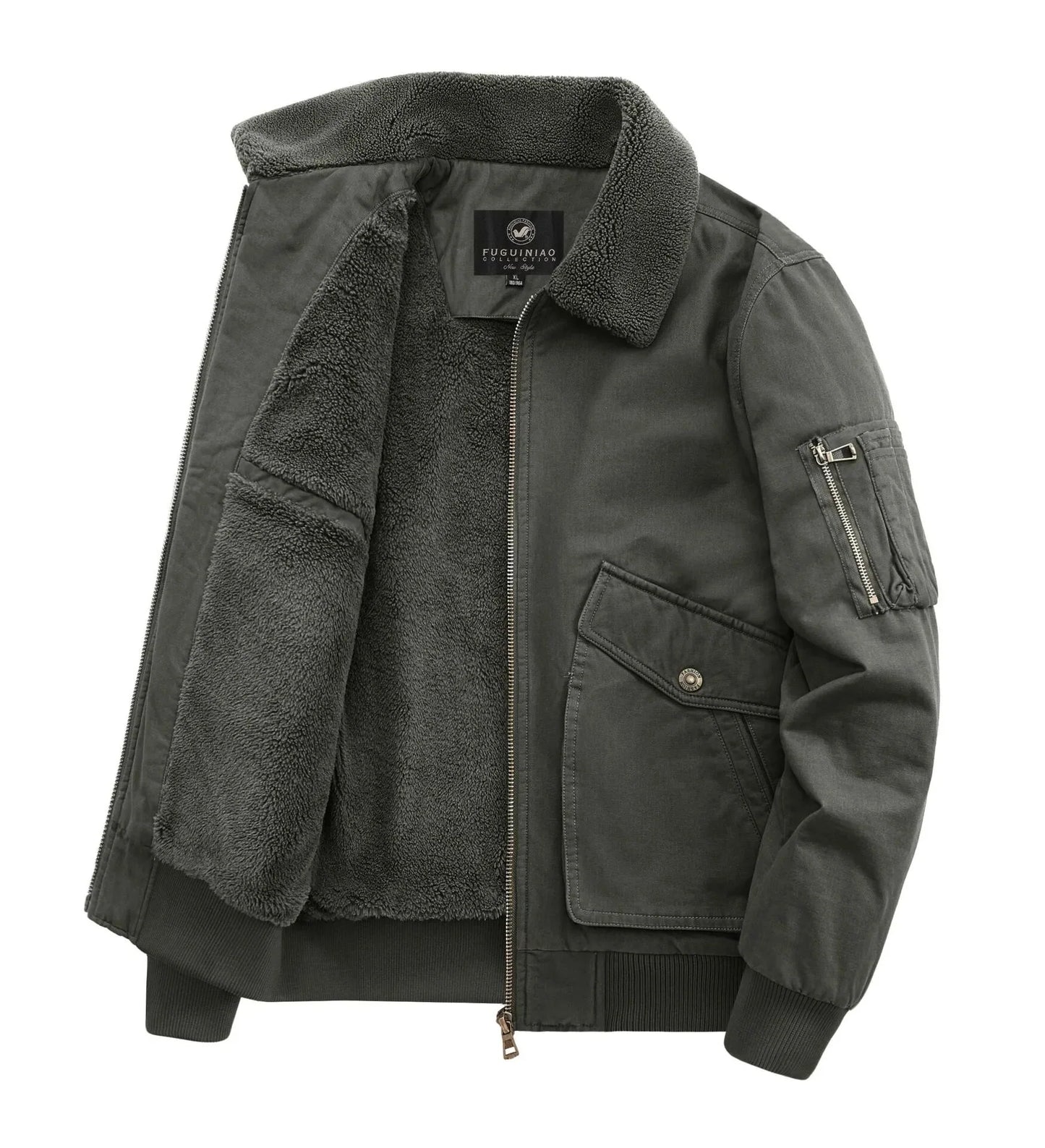 Men's Military Windbreaker Camping Man Coat Winter Bigsize Tactical Clothing Heating Casual Windbreak Luxury Cardigan Coats