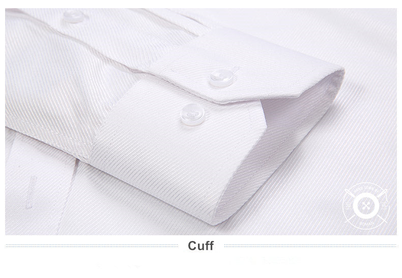 Classic Style Men's Solid Shirts Long Sleeve Men's Casual Shirts Comfortable Breathable Men's Office-wear Clothing