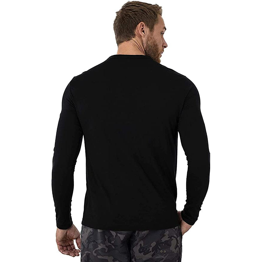 Men's 100% Merino Wool Thermal long sleeve T Shirt Base Laye Merino Wool Shirt 250g Wicking Breathable Anti-Odor