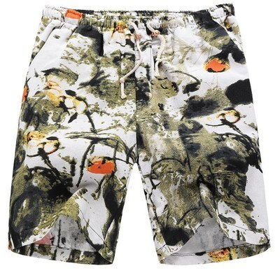 Casual Shorts Men Summer Cotton Linen Fashion Male Shorts Loose Quick Dry Mens Short Pants Streetwear High Quality Man Shorts