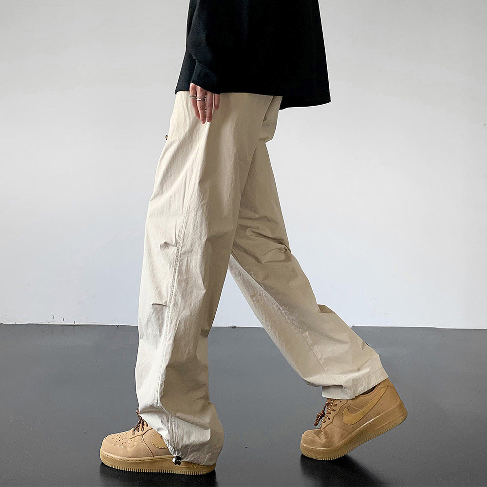 saferido old money outfits men Navy Blue American-Style Functional Nylon Charging Pants High Street Vibe Outdoor Logging Overalls Men's Summer Climbing Pants