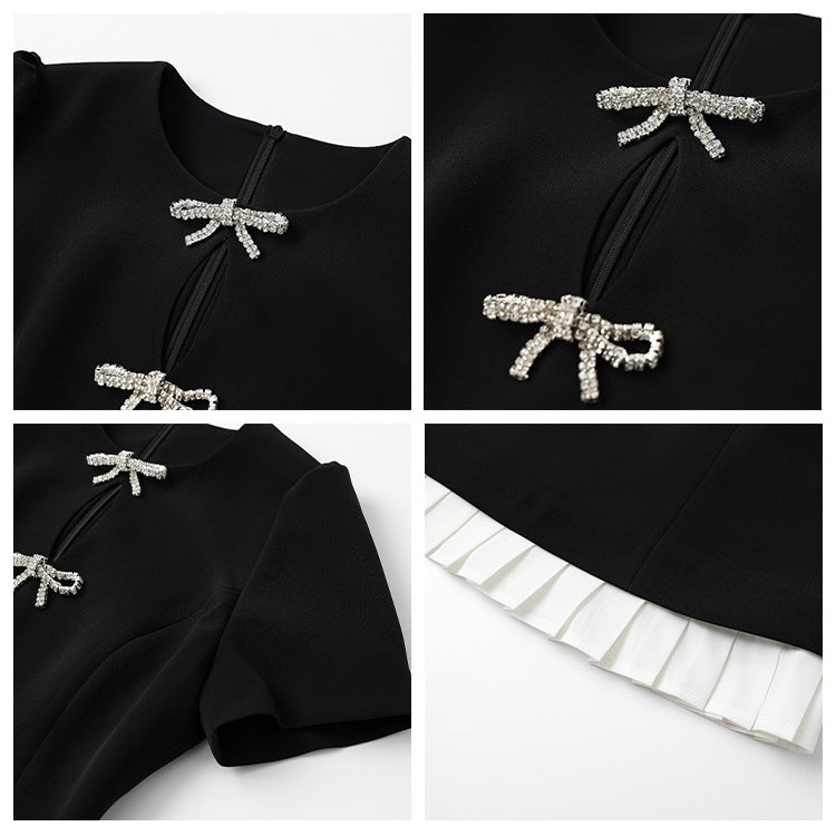 Summer New Romantic Lotus Leaf Dress Light Luxury Temperament Celebrity Style Slim Skirt M5058