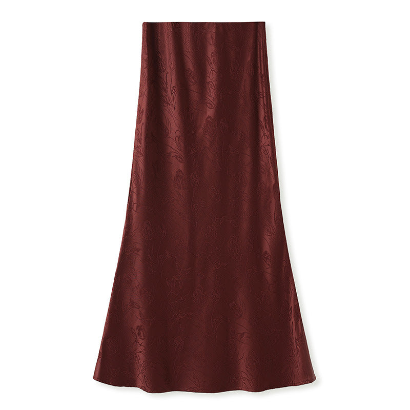 New autumn and winter national style cuffs feather splicing embroidered sequins temperament top skirt set female M9164
