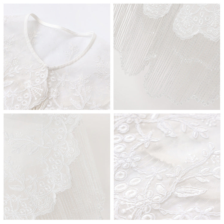 New Chinese style temperament Heavy industry versatile shawl summer high-end disc embroidery tassel outer cape cloud shoulder N4092