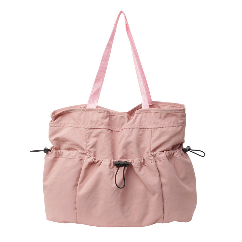 2025 2025 new Japanese Mori literary and artistic style large-capacity light and soft cloth bag casual versatile tote bag shoulder bag