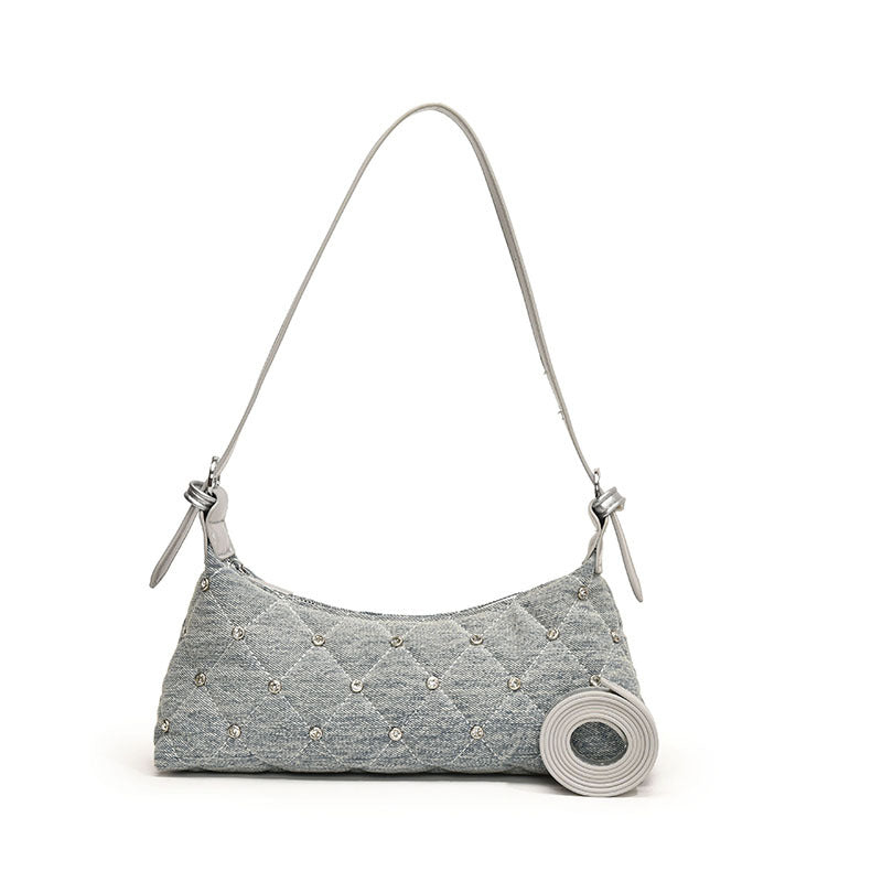 SAFERIDO 2025 Underarm bag women's popular new design sense niche high sense Popular style women shoulder crossbody baguette bag