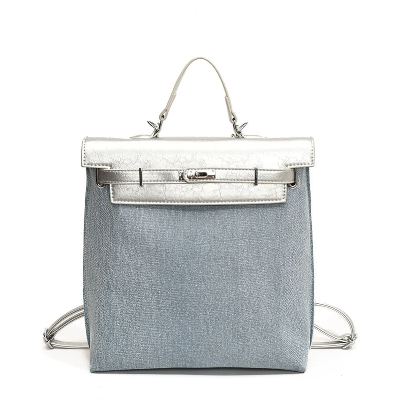 SAFERIDO 2025 Vintage college style backpack women's niche popular new fashion advanced texture student schoolbag small backpack