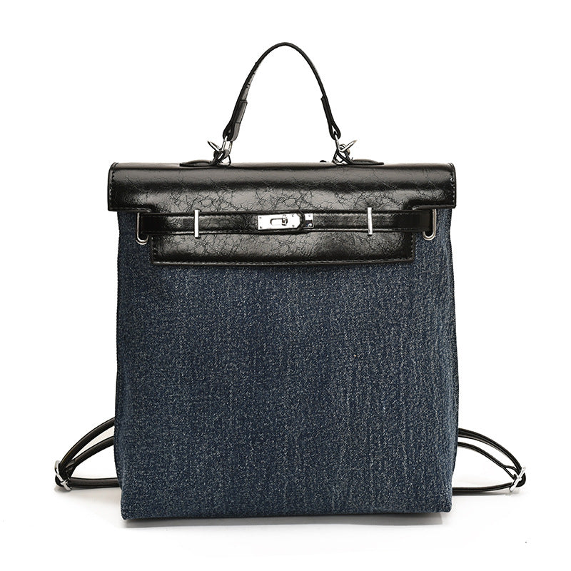 SAFERIDO 2025 Vintage college style backpack women's niche popular new fashion advanced texture student schoolbag small backpack