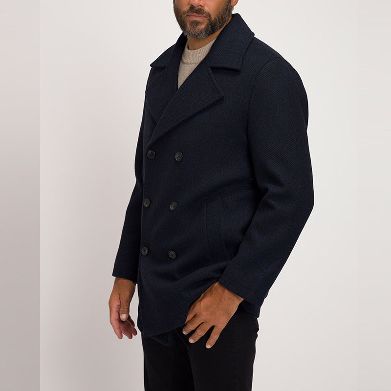 saferido -shop men winter outfits Casual Mid-Length Men's Jacket Slim Fit All-Match Windbreaker Men