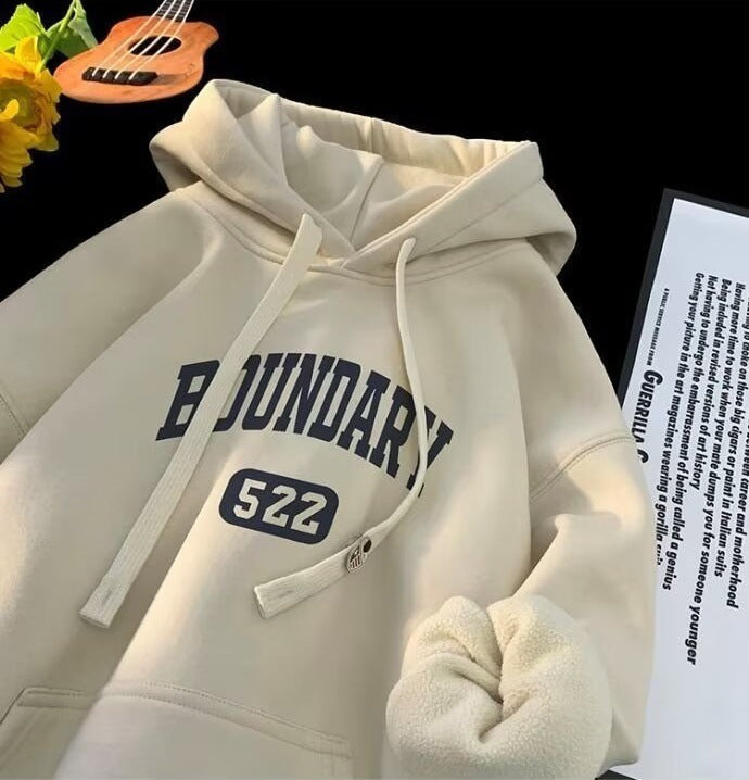 saferido -shop boy outfits High Quality Sweater Men's Youth Spring Junior High School Students Korean Style Trendy Hoodie American Loose Top