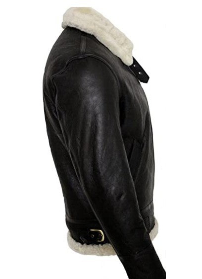 2025 winter new men's leather jacket pu leather men's fur fur integrated jacket