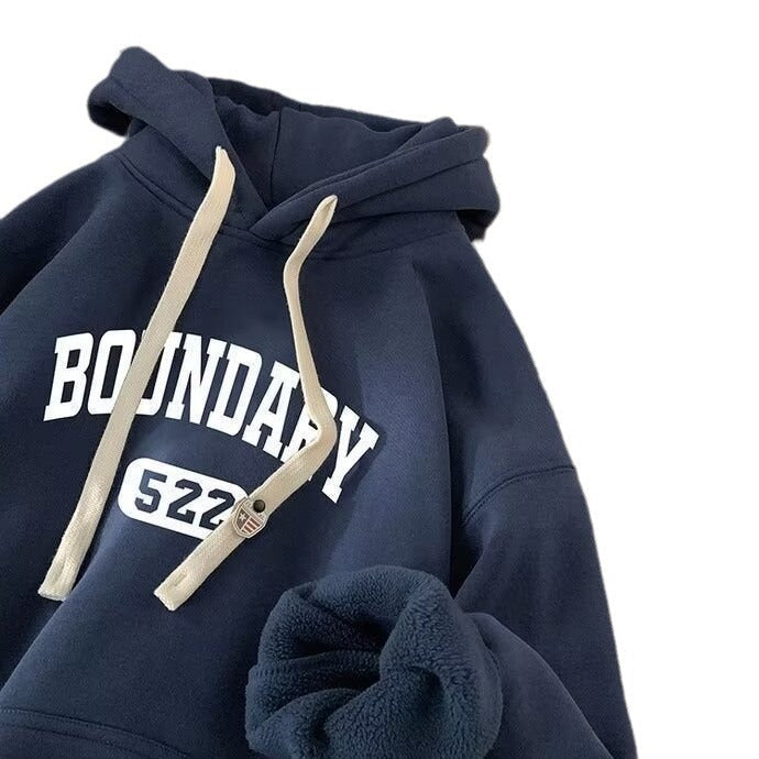 saferido -shop boy outfits High Quality Sweater Men's Youth Spring Junior High School Students Korean Style Trendy Hoodie American Loose Top