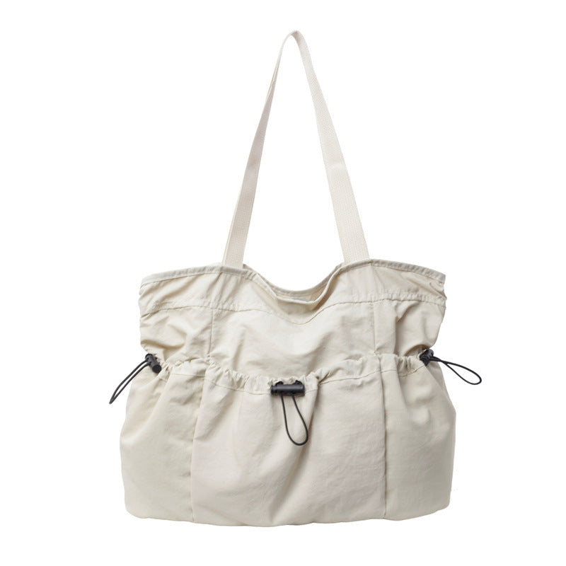 2025 2025 new Japanese Mori literary and artistic style large-capacity light and soft cloth bag casual versatile tote bag shoulder bag