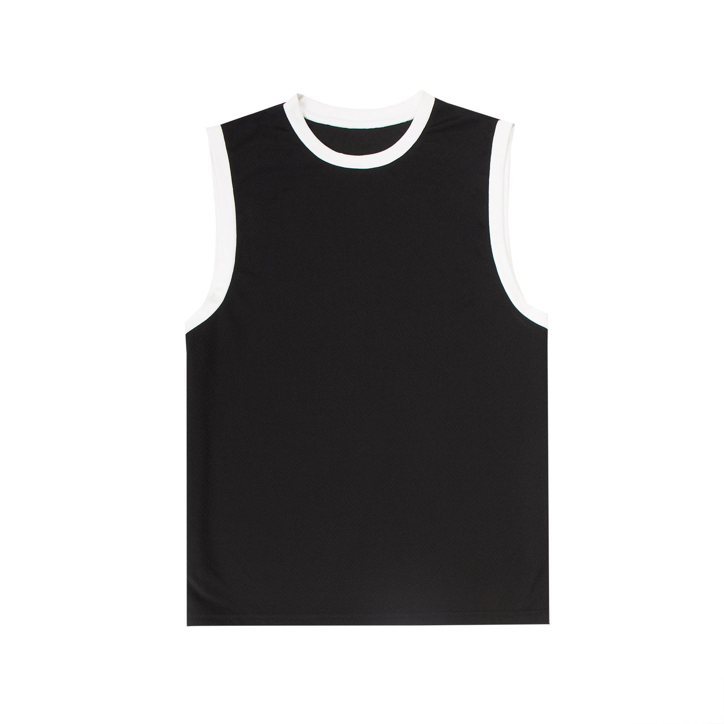 saferido non binary outfits American Retro Contrast Color Vest Loose Couple Sleeveless T-shirt Stacked Item Trendy Simple All-Match Top for Men