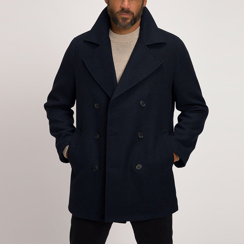 saferido -shop men winter outfits Casual Mid-Length Men's Jacket Slim Fit All-Match Windbreaker Men