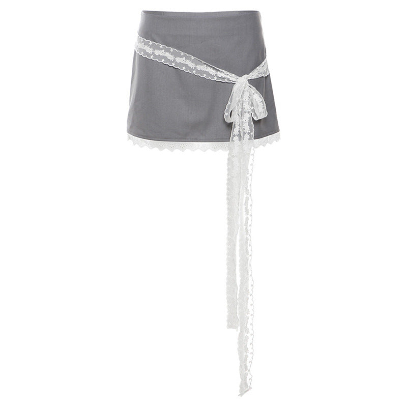 2023 new summer New 2025 style sexy babes personality niche street slim short skirt