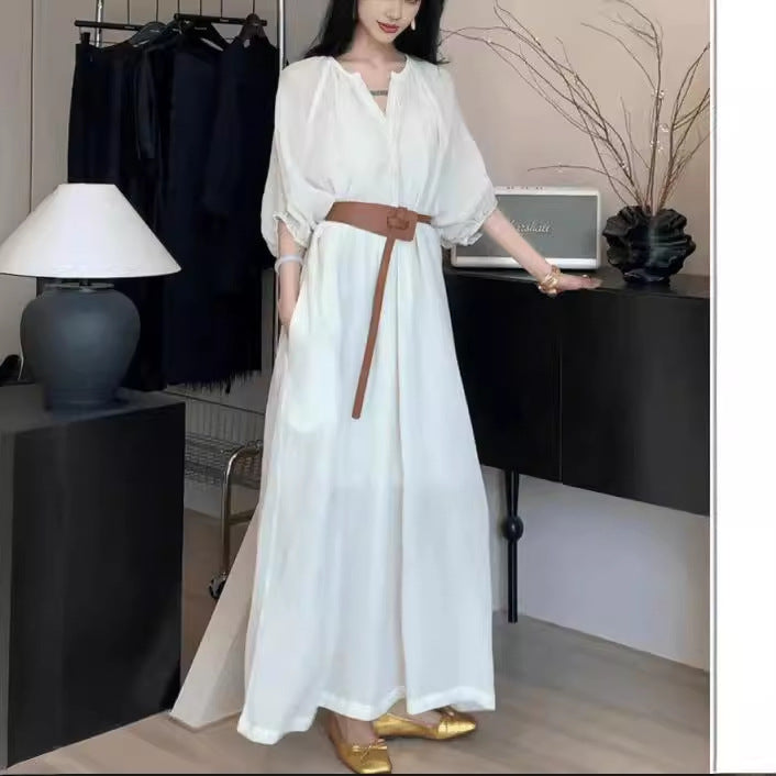 2025 Korean Oriental Beauty, a skirt with strong plasticity and beauty out of the circle, showing thinness and covering the meat holiday style