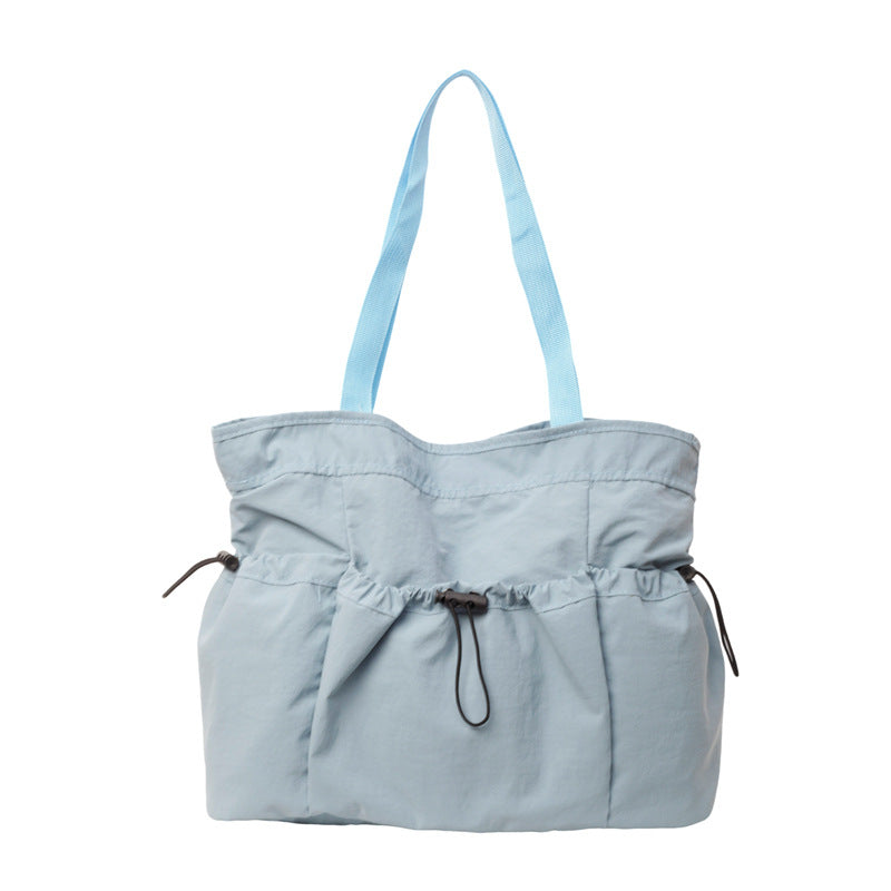 2025 2025 new Japanese Mori literary and artistic style large-capacity light and soft cloth bag casual versatile tote bag shoulder bag