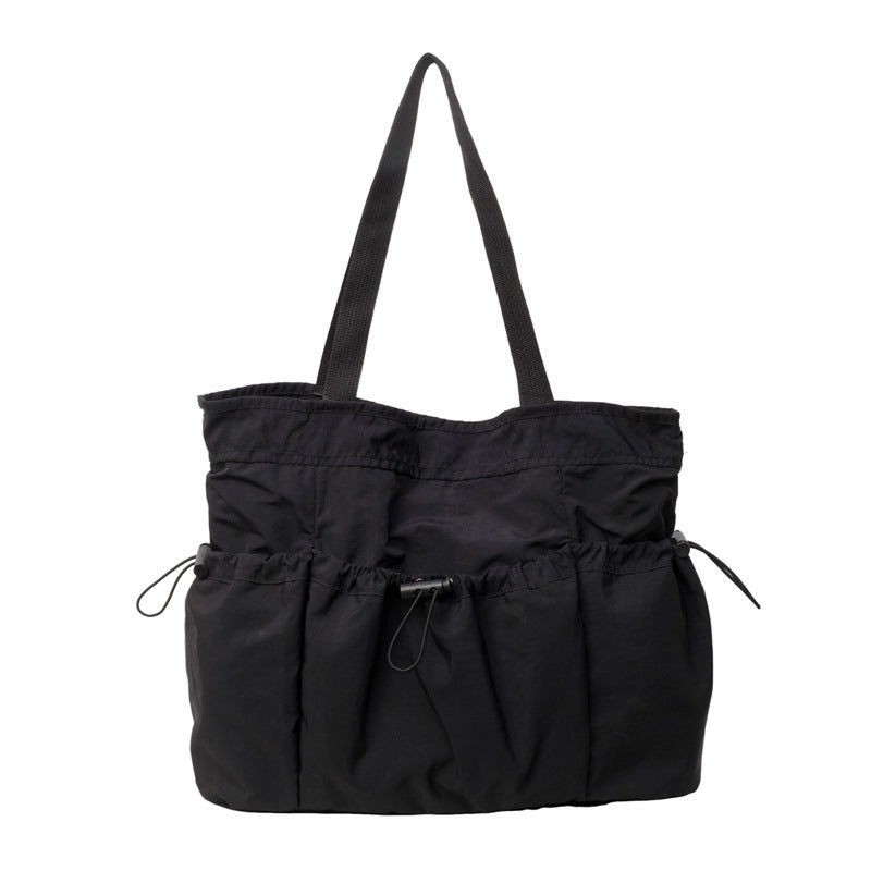 2025 2025 new Japanese Mori literary and artistic style large-capacity light and soft cloth bag casual versatile tote bag shoulder bag